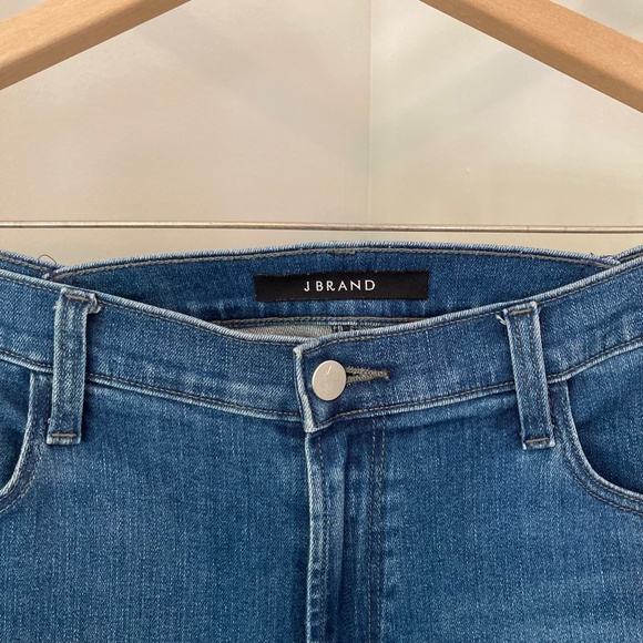 J Brand Raw Hem Selena Flare Demi Boot Crop Jeans - Picture 3 of 10